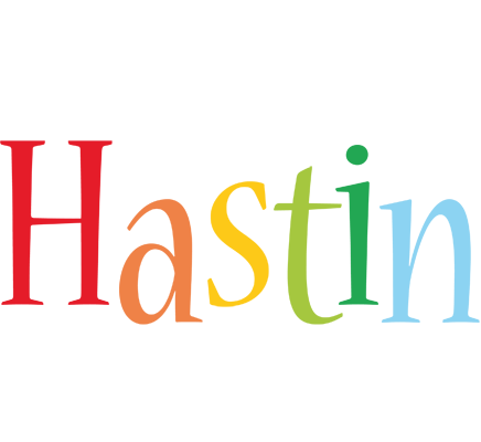 Hastin birthday logo