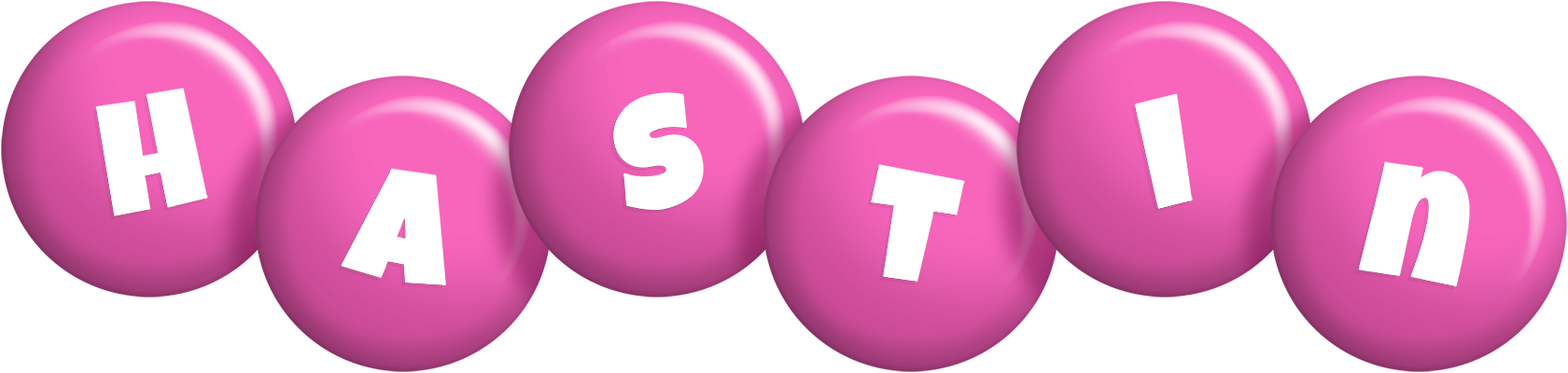 Hastin candy-pink logo