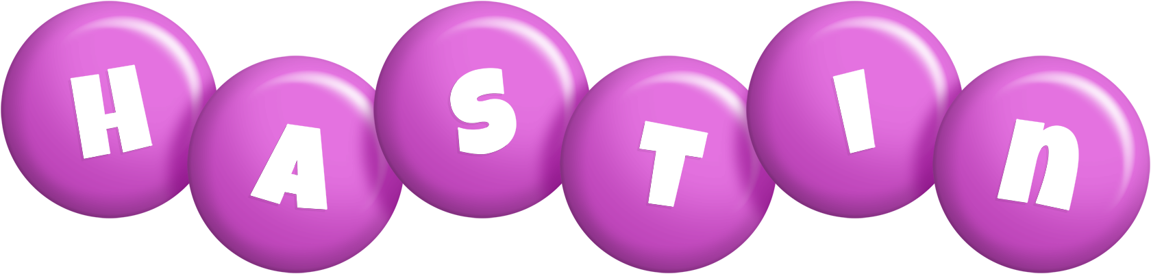 Hastin candy-purple logo