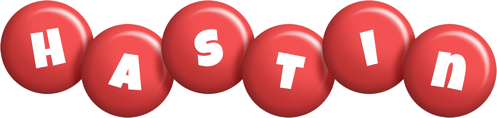 Hastin candy-red logo