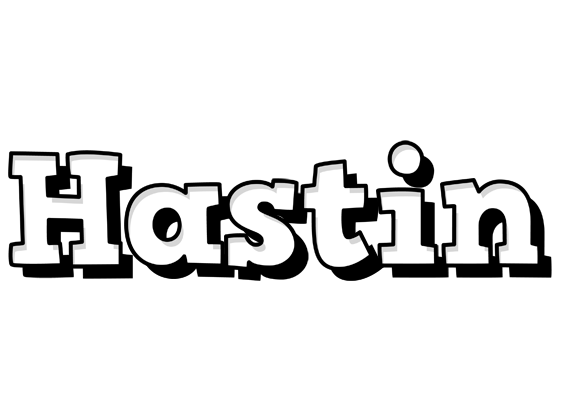 Hastin snowing logo