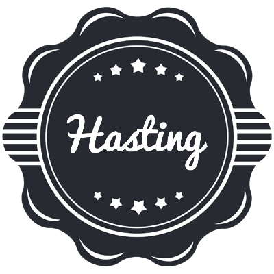 Hasting badge logo