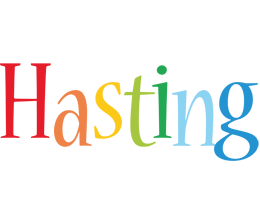 Hasting birthday logo