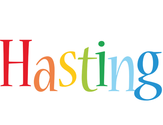 Hasting birthday logo