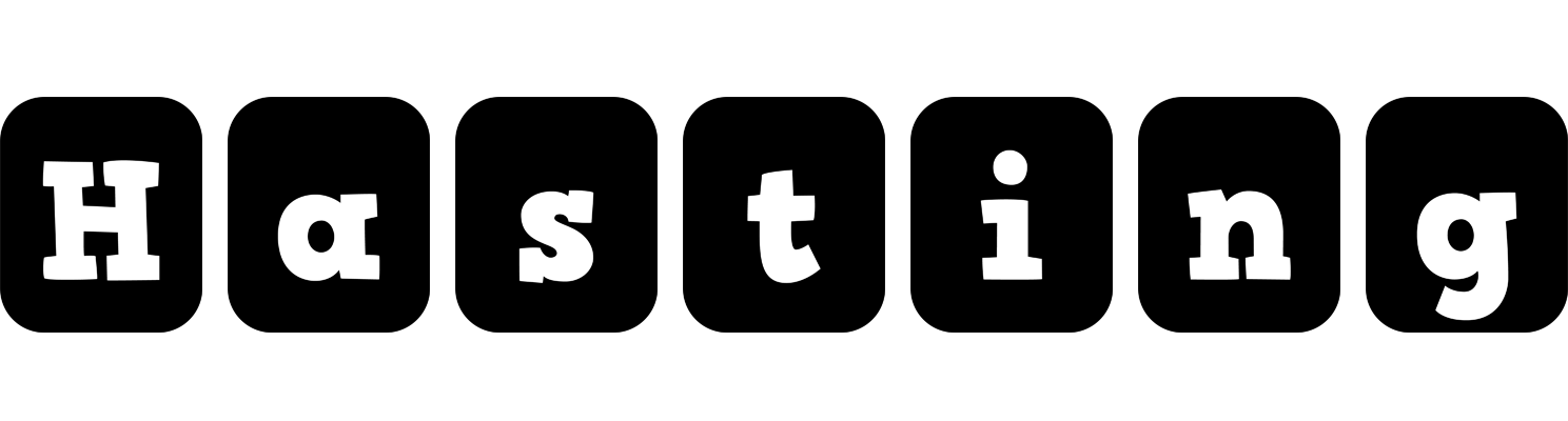 Hasting box logo