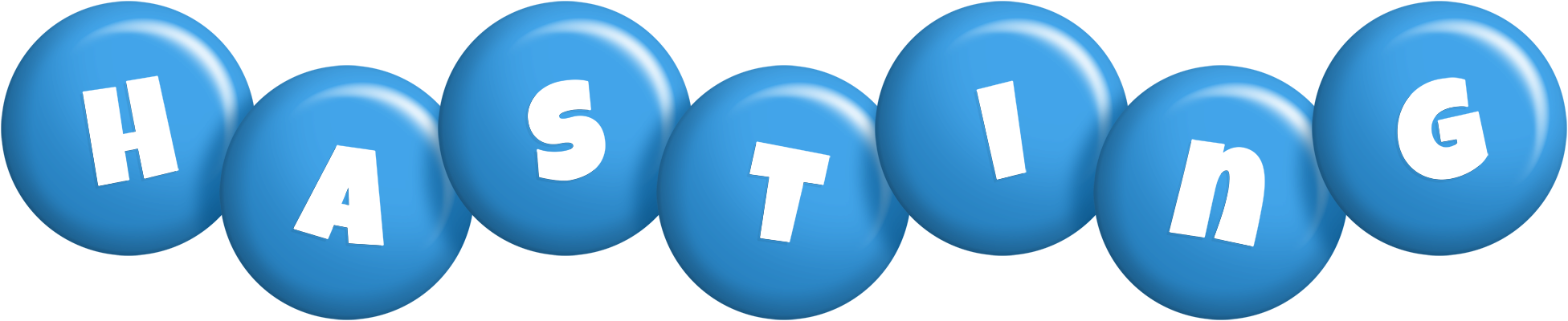Hasting candy-blue logo