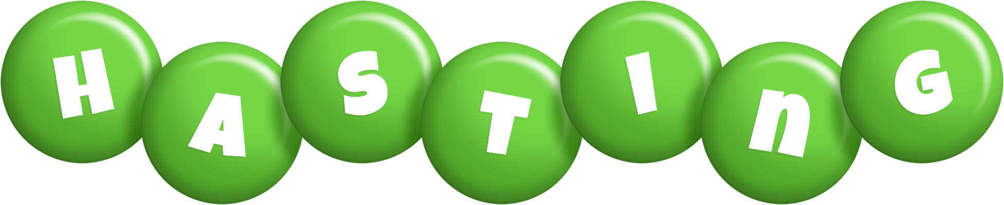 Hasting candy-green logo