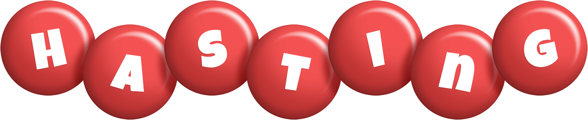 Hasting candy-red logo