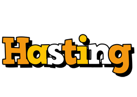 Hasting cartoon logo