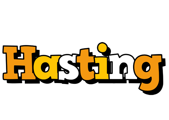 Hasting cartoon logo