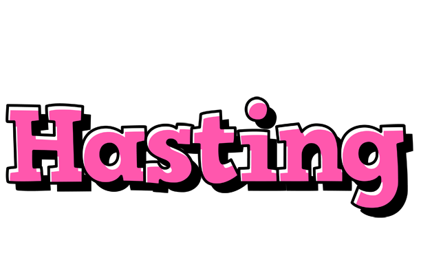 Hasting girlish logo