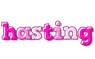 Hasting hello logo