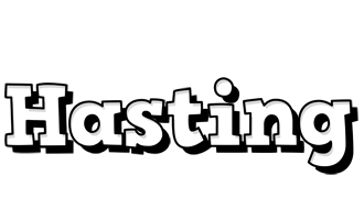 Hasting snowing logo