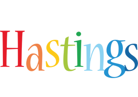 Hastings birthday logo