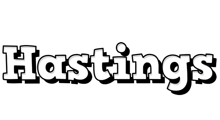 Hastings snowing logo