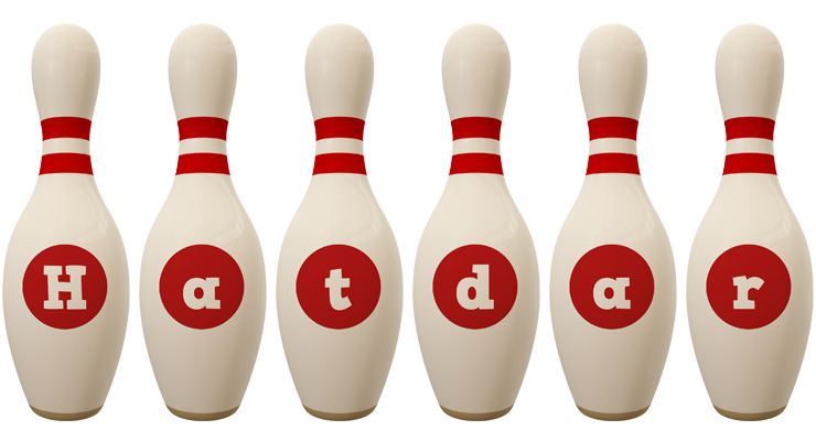 Hatdar bowling-pin logo