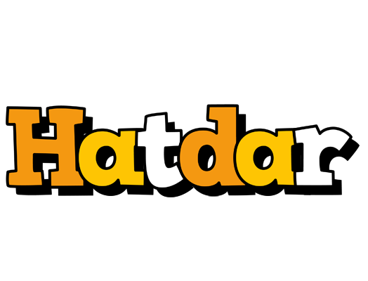 Hatdar cartoon logo