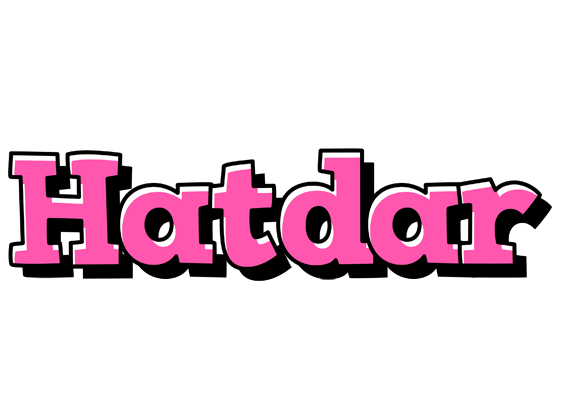 Hatdar girlish logo
