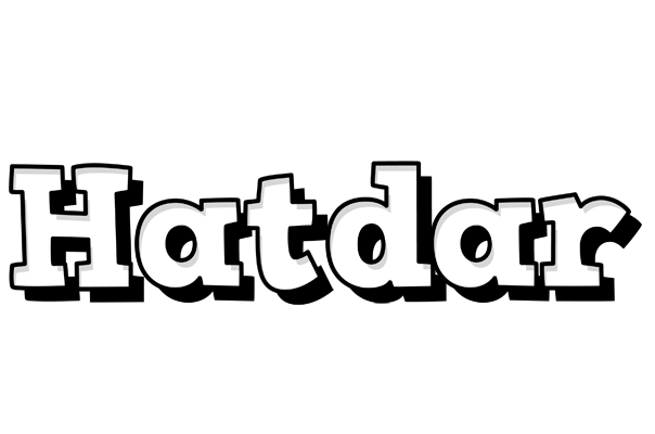 Hatdar snowing logo