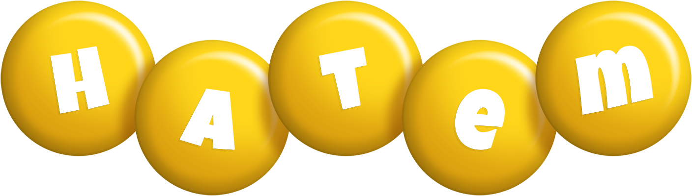 Hatem candy-yellow logo