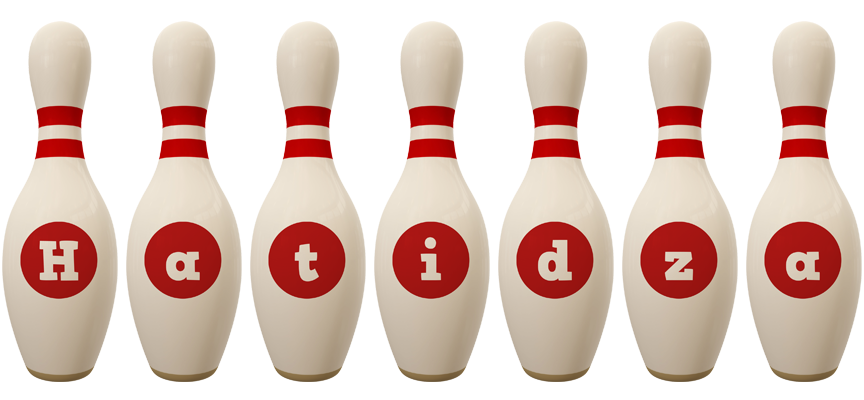 Hatidza bowling-pin logo