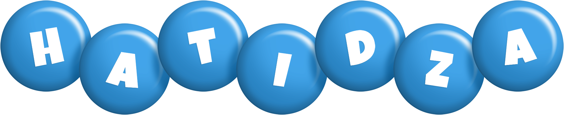 Hatidza candy-blue logo