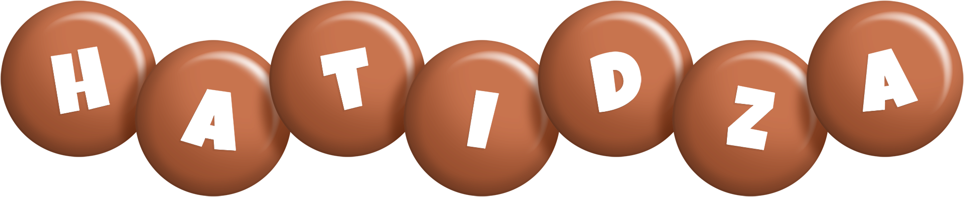 Hatidza candy-brown logo