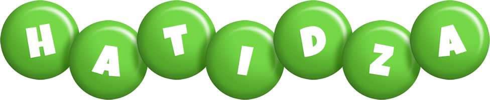 Hatidza candy-green logo