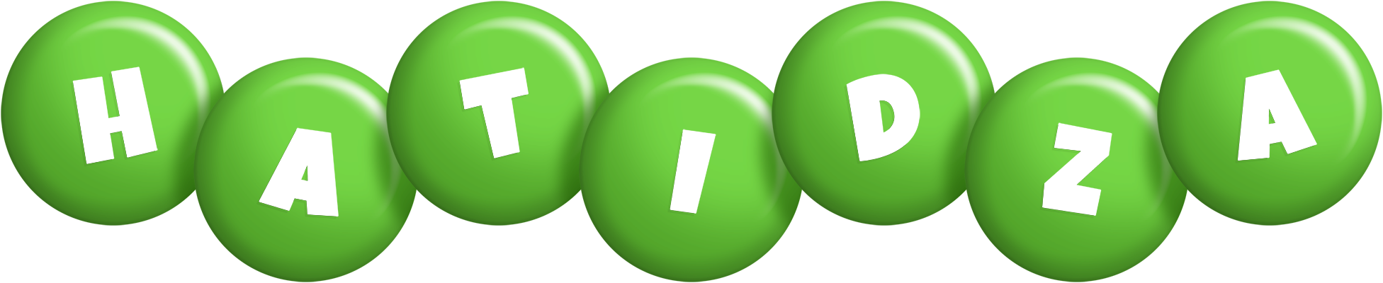Hatidza candy-green logo