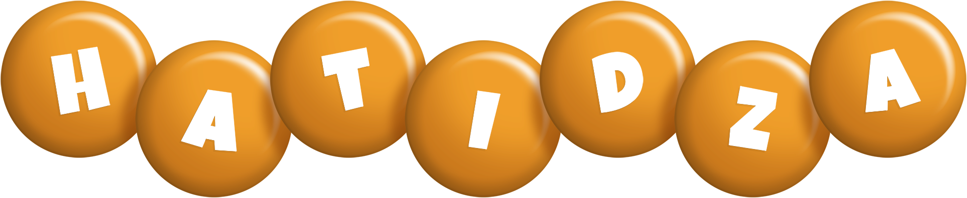 Hatidza candy-orange logo