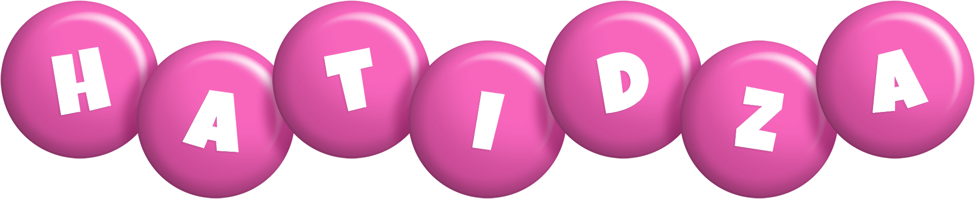 Hatidza candy-pink logo