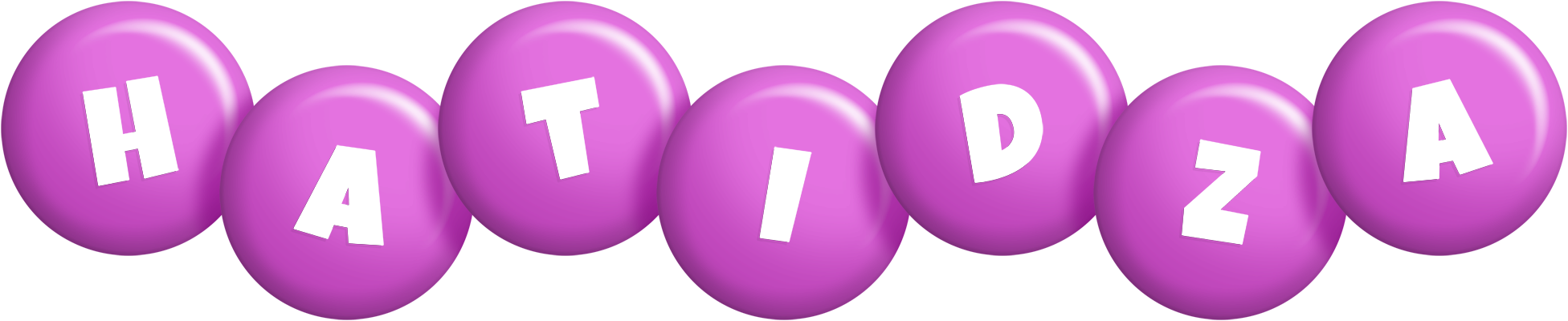 Hatidza candy-purple logo