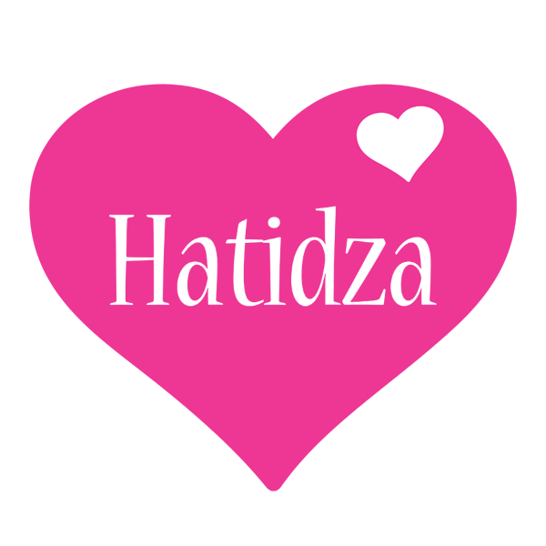 Hatidza love-heart logo
