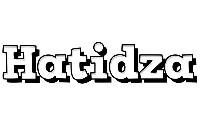 Hatidza snowing logo