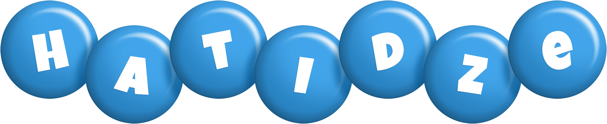 Hatidze candy-blue logo