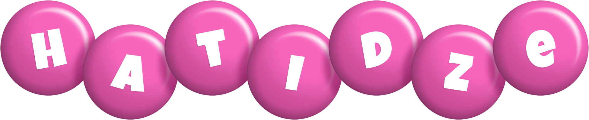 Hatidze candy-pink logo