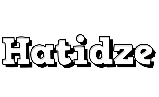 Hatidze snowing logo