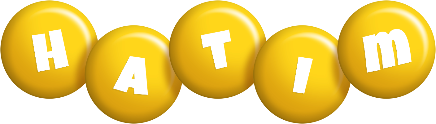 Hatim candy-yellow logo