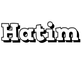 Hatim snowing logo