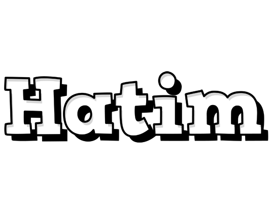 Hatim snowing logo