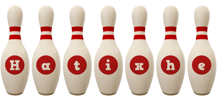 Hatixhe bowling-pin logo