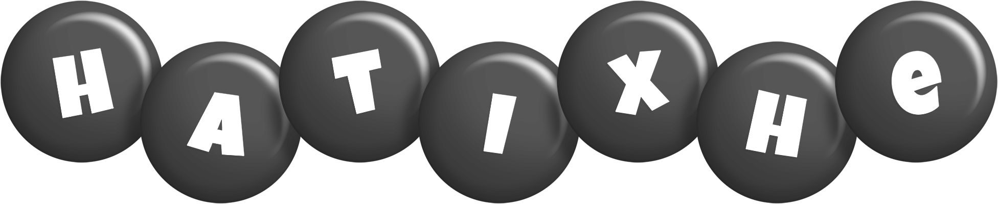Hatixhe candy-black logo