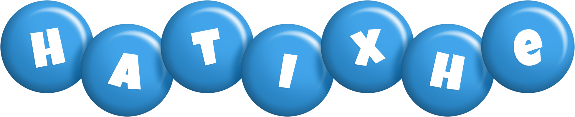 Hatixhe candy-blue logo