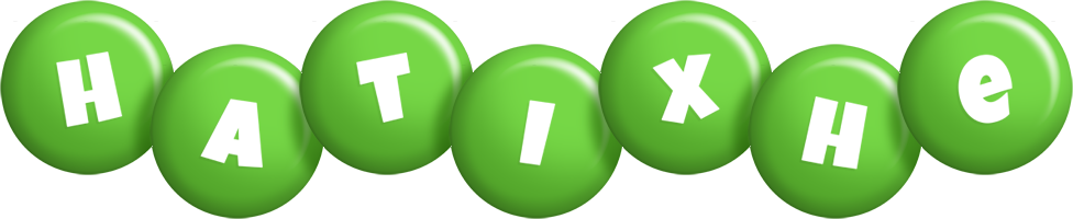 Hatixhe candy-green logo