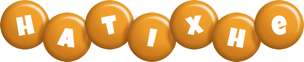 Hatixhe candy-orange logo