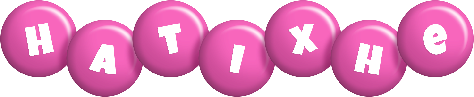 Hatixhe candy-pink logo