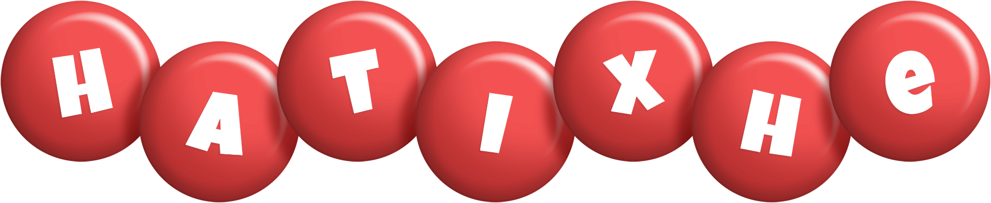 Hatixhe candy-red logo