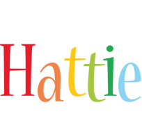 Hattie birthday logo