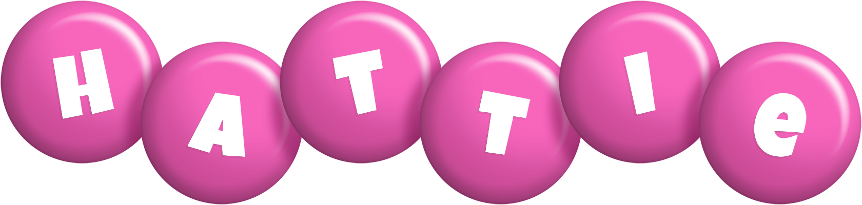 Hattie candy-pink logo