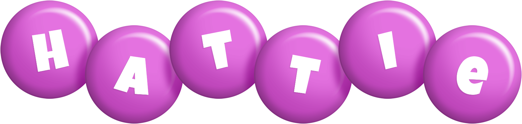 Hattie candy-purple logo